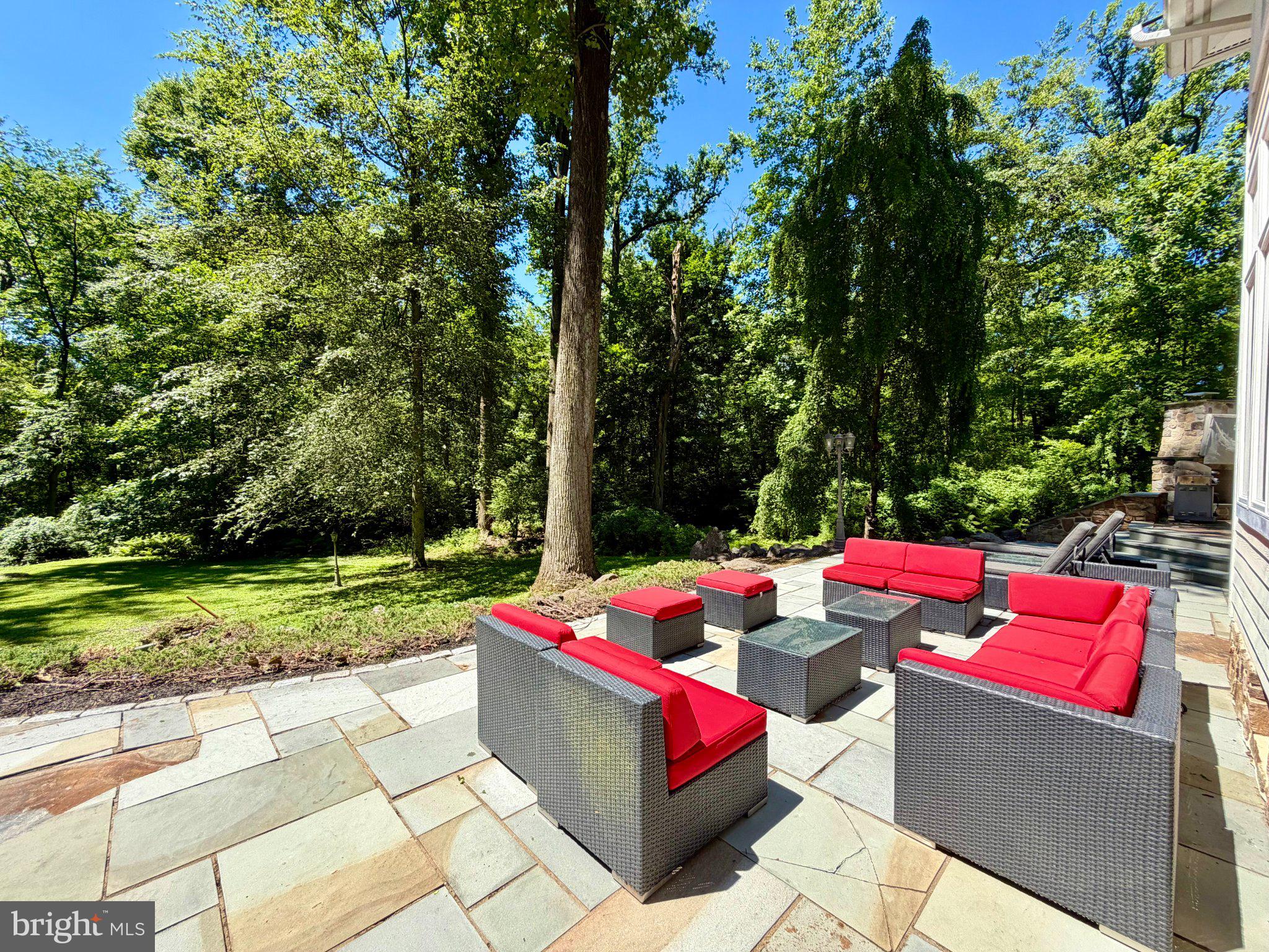 756 Campwoods Road Villanova, PA 19085 - Photo 6 of 38 Serene patio retreat amidst nature.