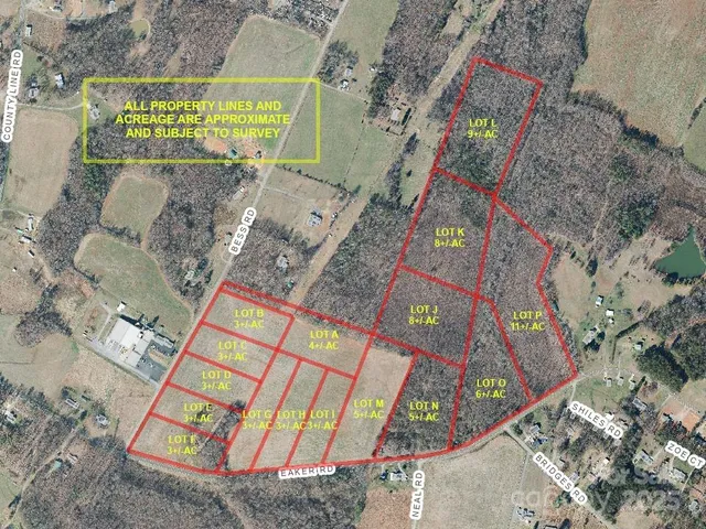 $160,000 | Lot J Lot J 8-ac Eaker Road, Bessemer City, NC 28016