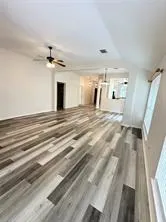 a view of a livingroom with a fireplace