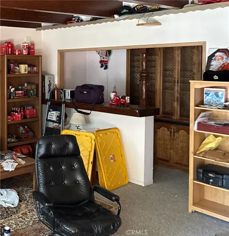 a room with storage and utility