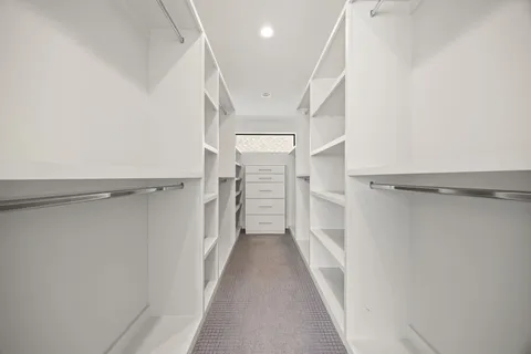 a view of hallway with stairs