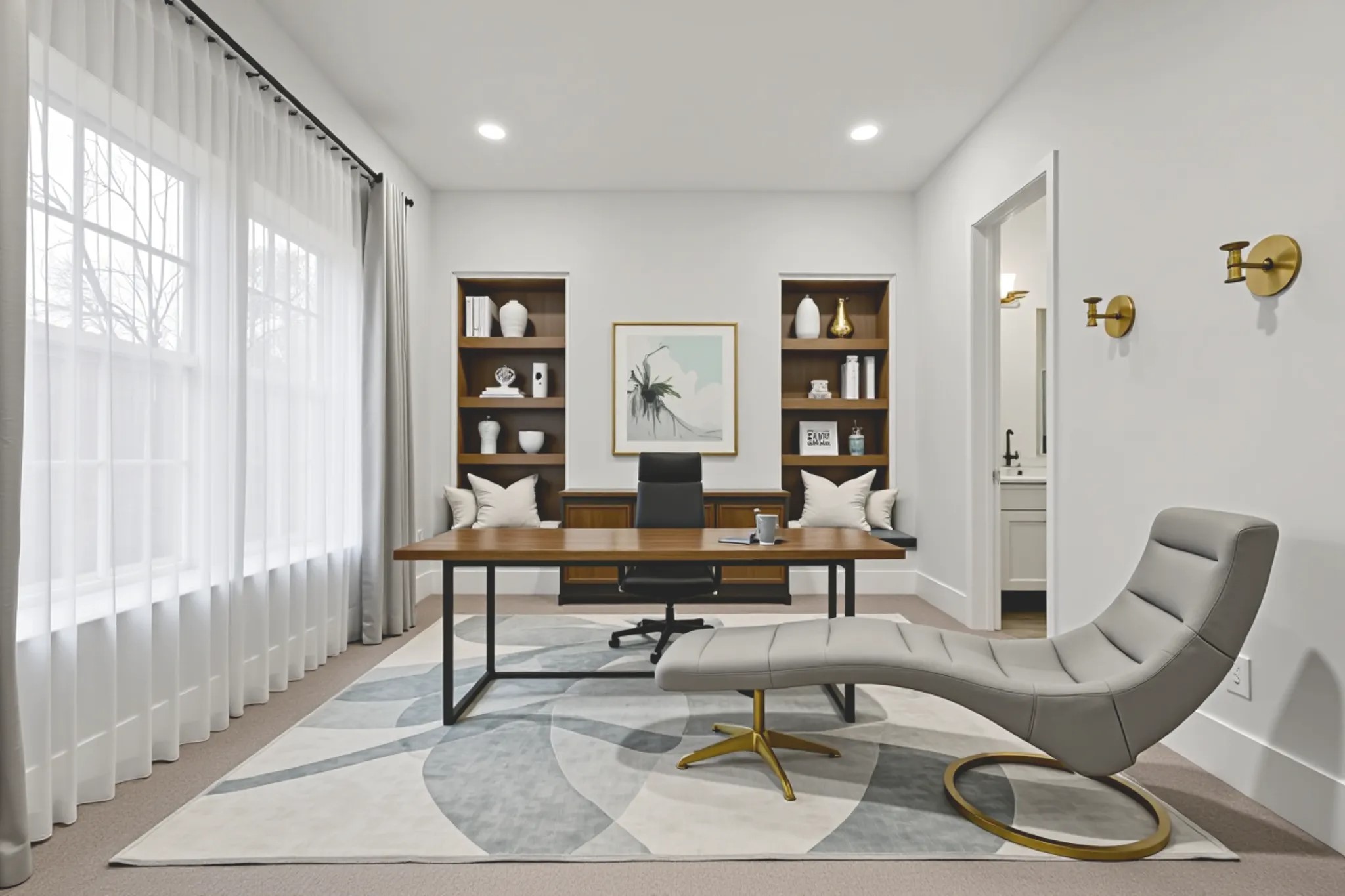 4112 Feagan Street Houston, TX 77007 - Photo 14 of 19 a workspace with furniture and window