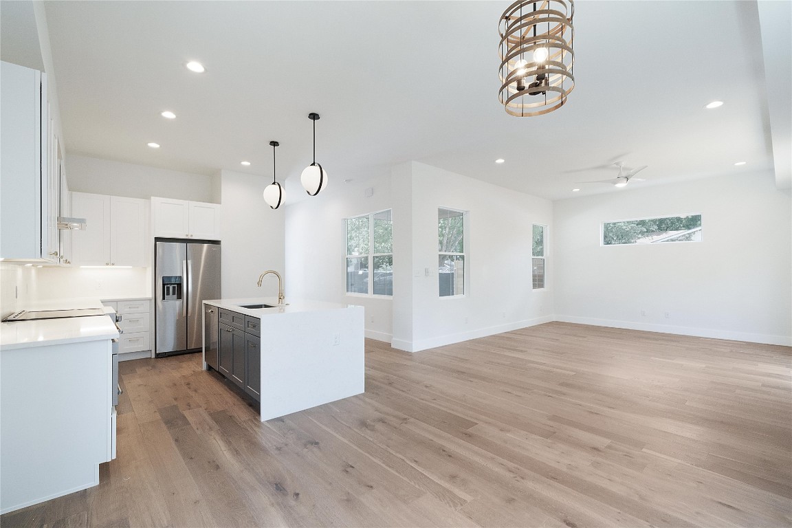 4805 Enchanted Lane, Unit 1 Austin, TX 78745 - Photo 10 of 29 a view of a kitchen and an empty room