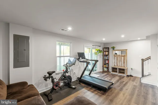 a kitchen with granite countertop lots of counter top space