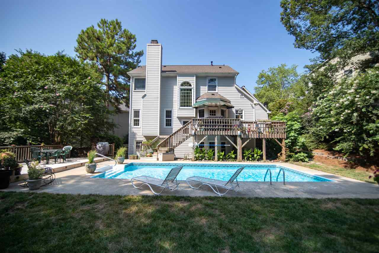 9716 Talman Court Raleigh, NC 27615 - Photo 1 of 30 This backyard oasis is ready for a labor day barbecue! Exterior Back
