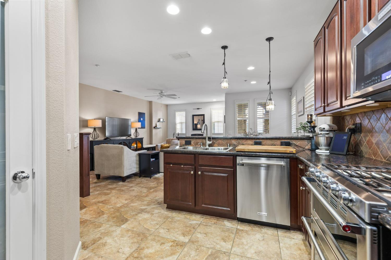 1107 Hudson Circle Lincoln, CA 95648 - Photo 19 of 51 a kitchen with lots of counter top space and appliances
