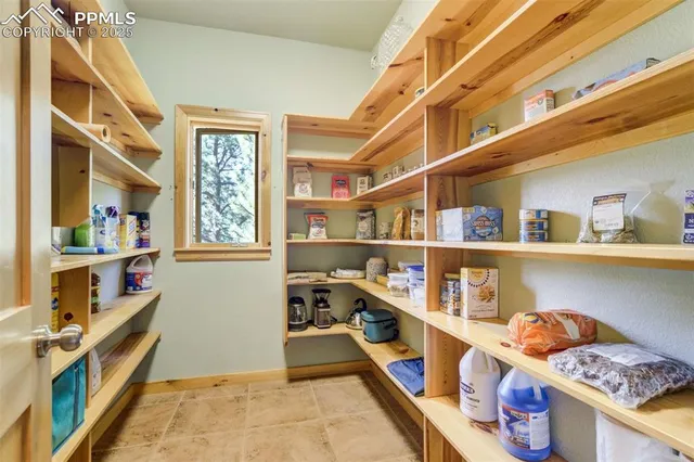 a room with storage and utility