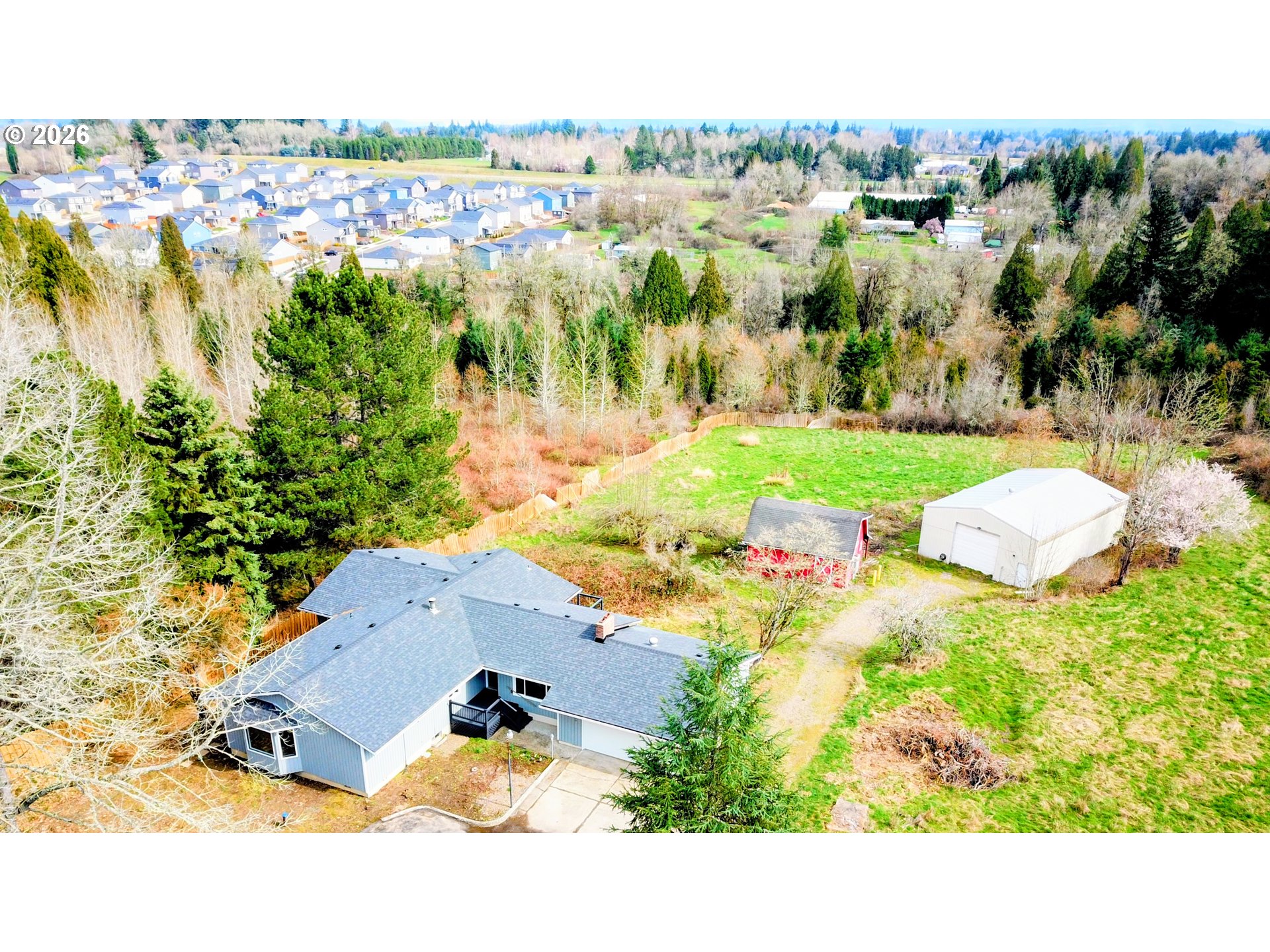 7326 Southeast 252nd Avenue Gresham, OR 97080 - Photo 36 of 38 Drone View/UAV