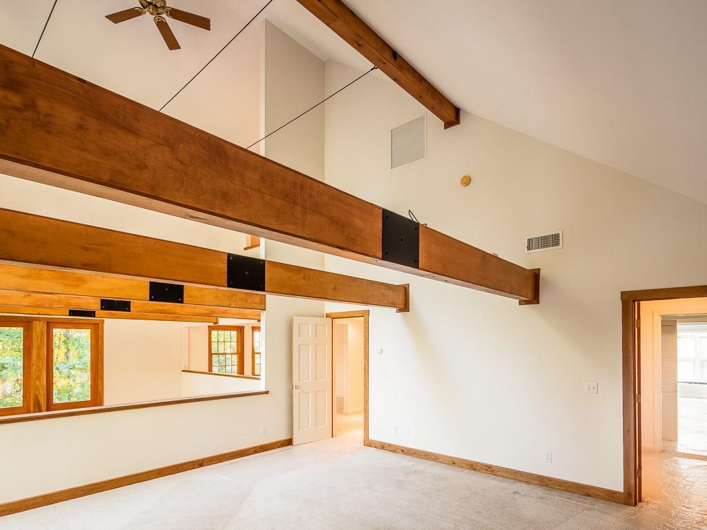73 Loop Road Otisfield, ME 04270 - Photo 20 of 35 looking back from balcony doors. ...