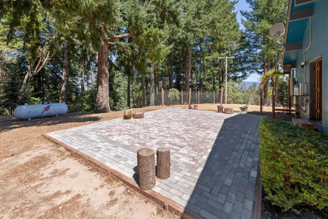 a view of outdoor space with trees