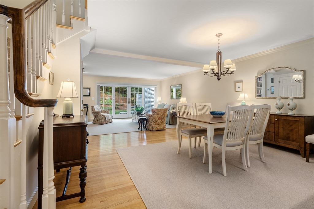9 Highcroft Way, Unit 9 Hopkinton, MA 01748 - Photo 9 of 22 a view of a dining room with furniture