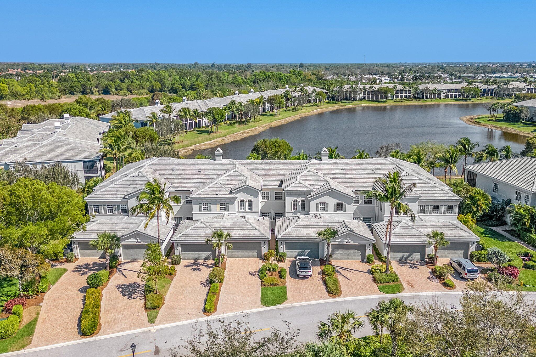 9283 Museo Circle, Unit 204 Naples, FL 34114 - Photo 22 of 23 an aerial view of residential houses with outdoor space