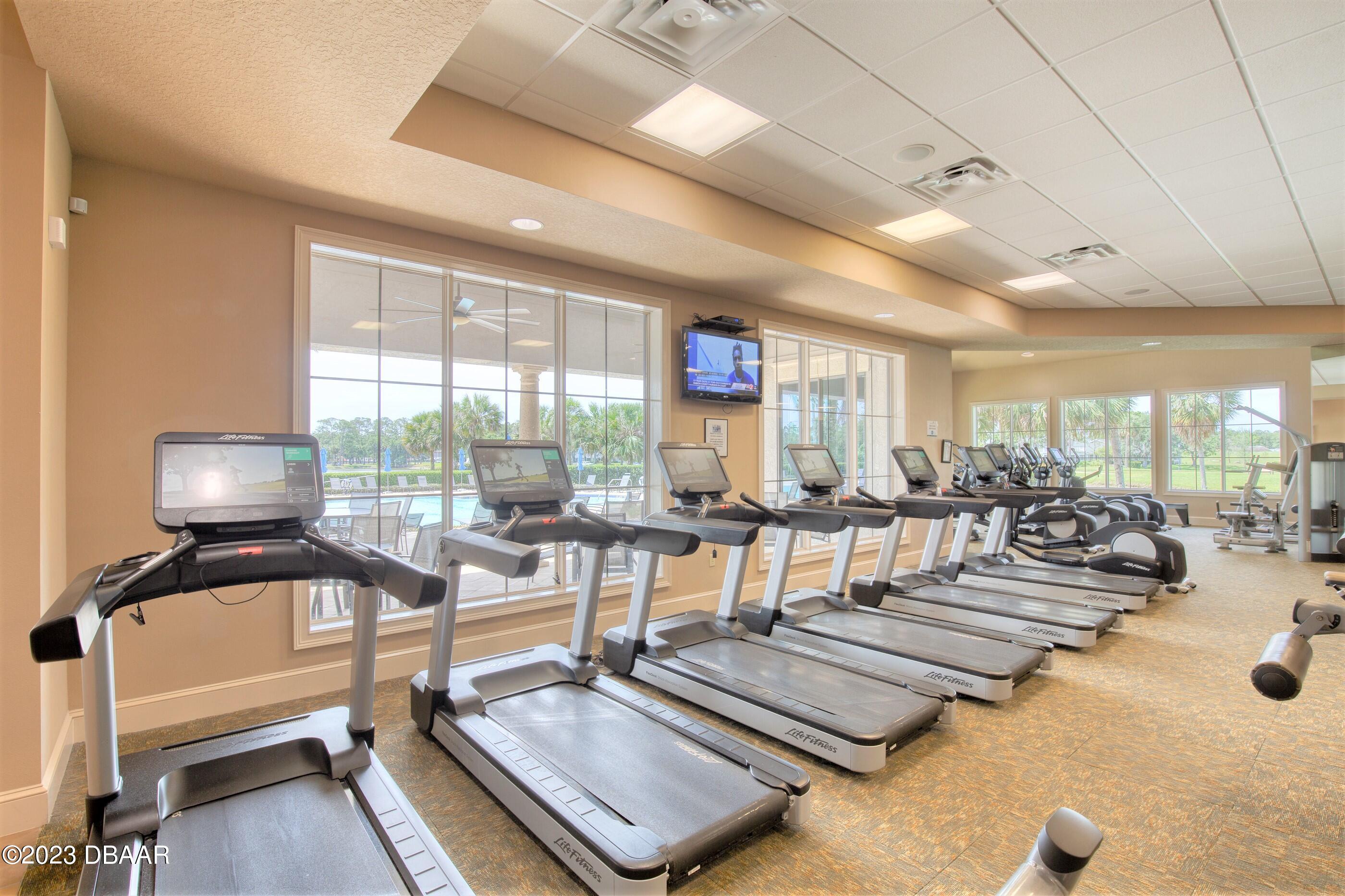 44 Treetop Circle Ormond Beach, FL 32174 - Photo 39 of 43 PlantationBay_Fitness Room