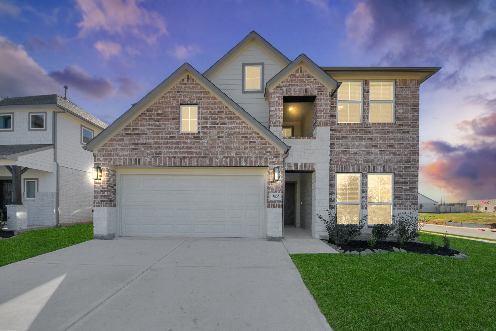 15807 Telge Ridge Lane Cypress, TX 77429 - Photo 1 of 45 a front view of a house with a yard and garage