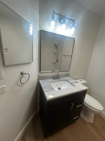 a view of storage and utility room with empty racks