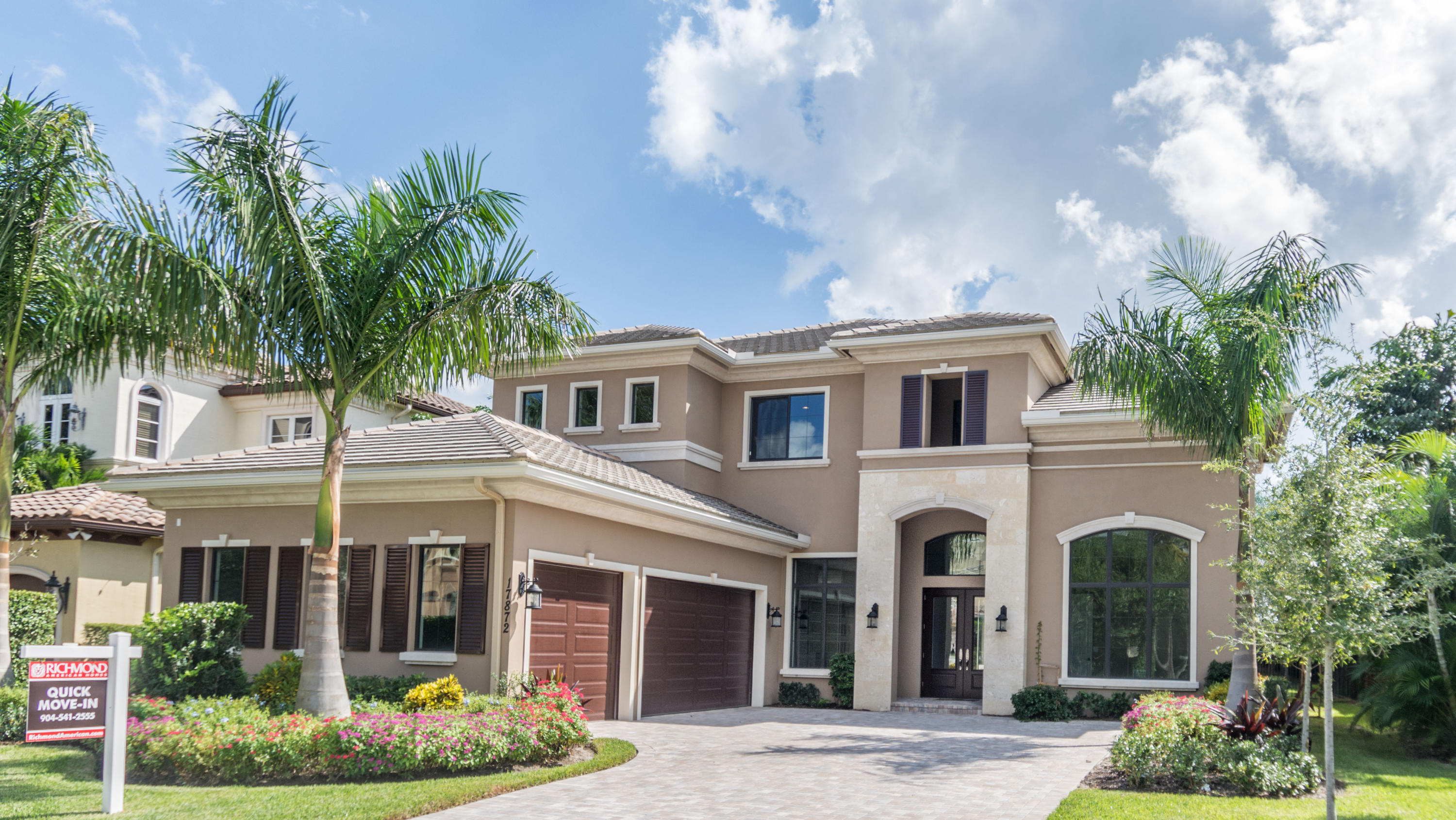 17872 Key Vista Way Boca Raton, FL 33496 - Photo 1 of 41 Exterior front w/stone