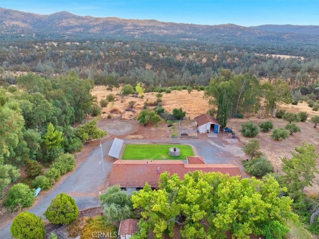 32 Mission Olive Road Oroville, CA 95966 - Photo 47 of 52 an aerial view of green landscape with trees houses and mountain view