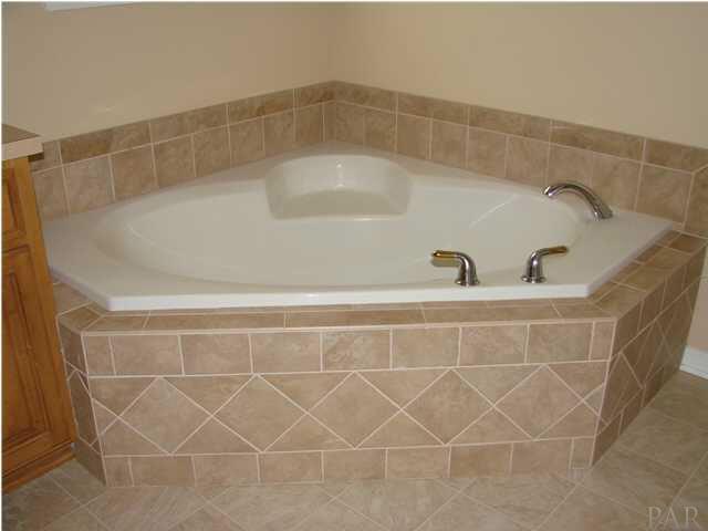 9115 Byrom Campbell Road Pace, FL 32571 - Photo 13 of 25 Tile Garden Tub in Master