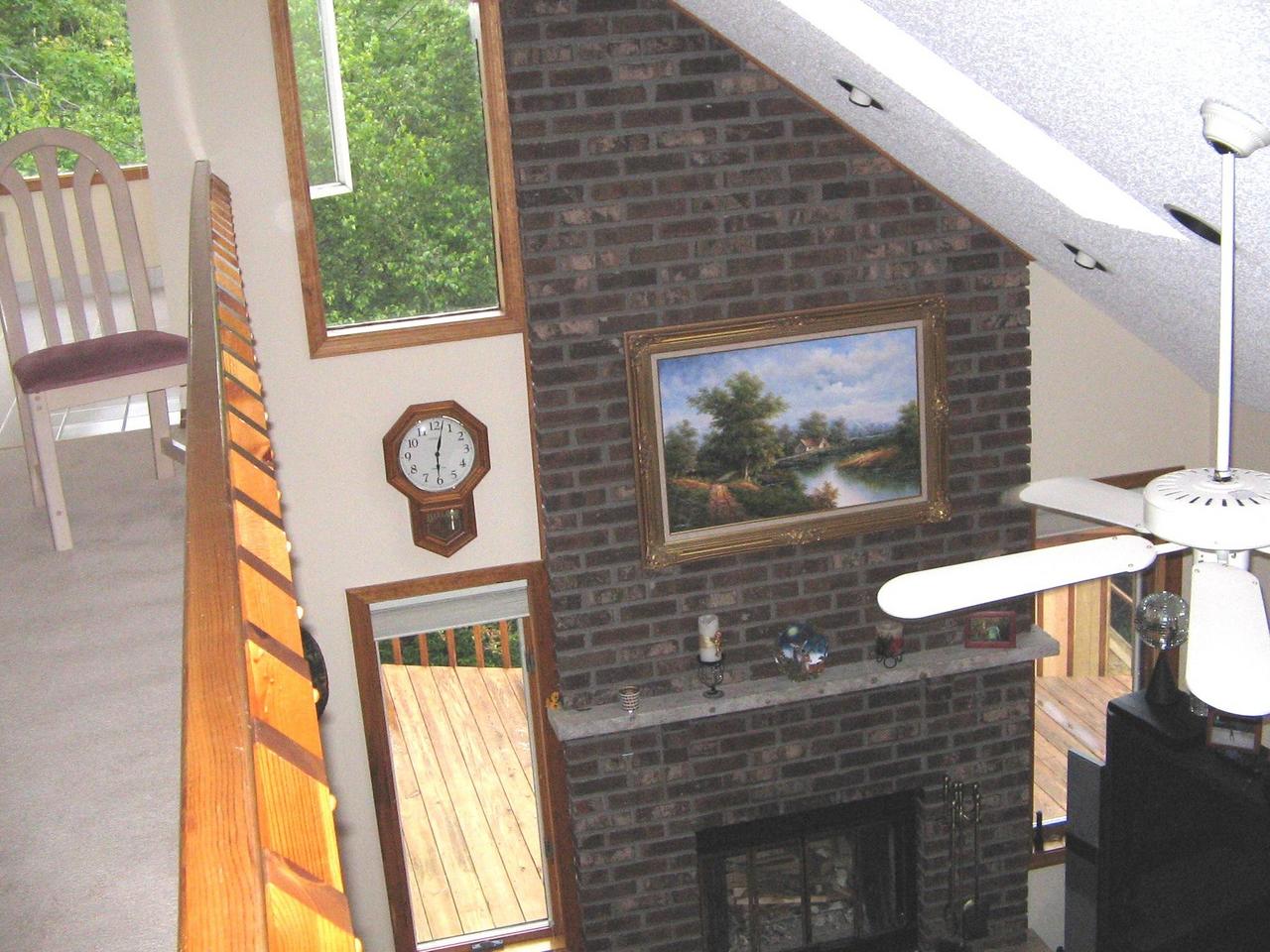 3302 Beaver Dam Road Long Pond, PA 18334 - Photo 9 of 13 Fireplace From Above