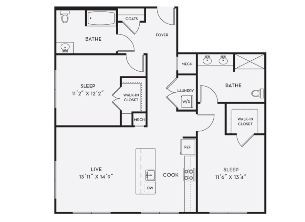 72 Flint Street, Unit 1420 Salem, MA 01970 - Photo 7 of 13 a picture of a refrigerator in a microwave