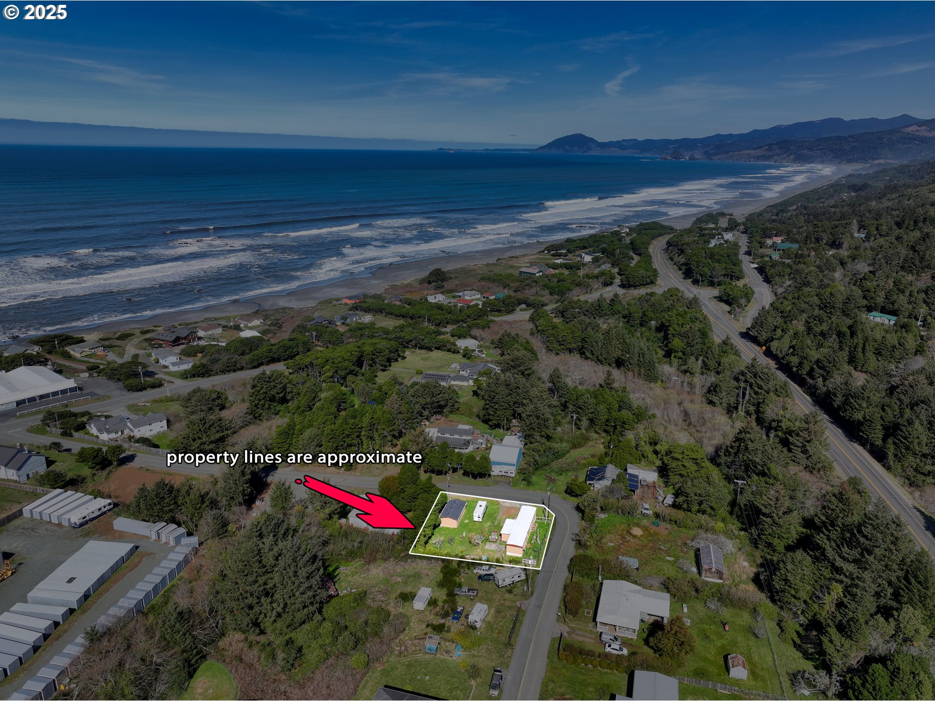 94608 Grange Road Gold Beach, OR 97444 - Photo 3 of 29 a view of an outdoor space and a yard