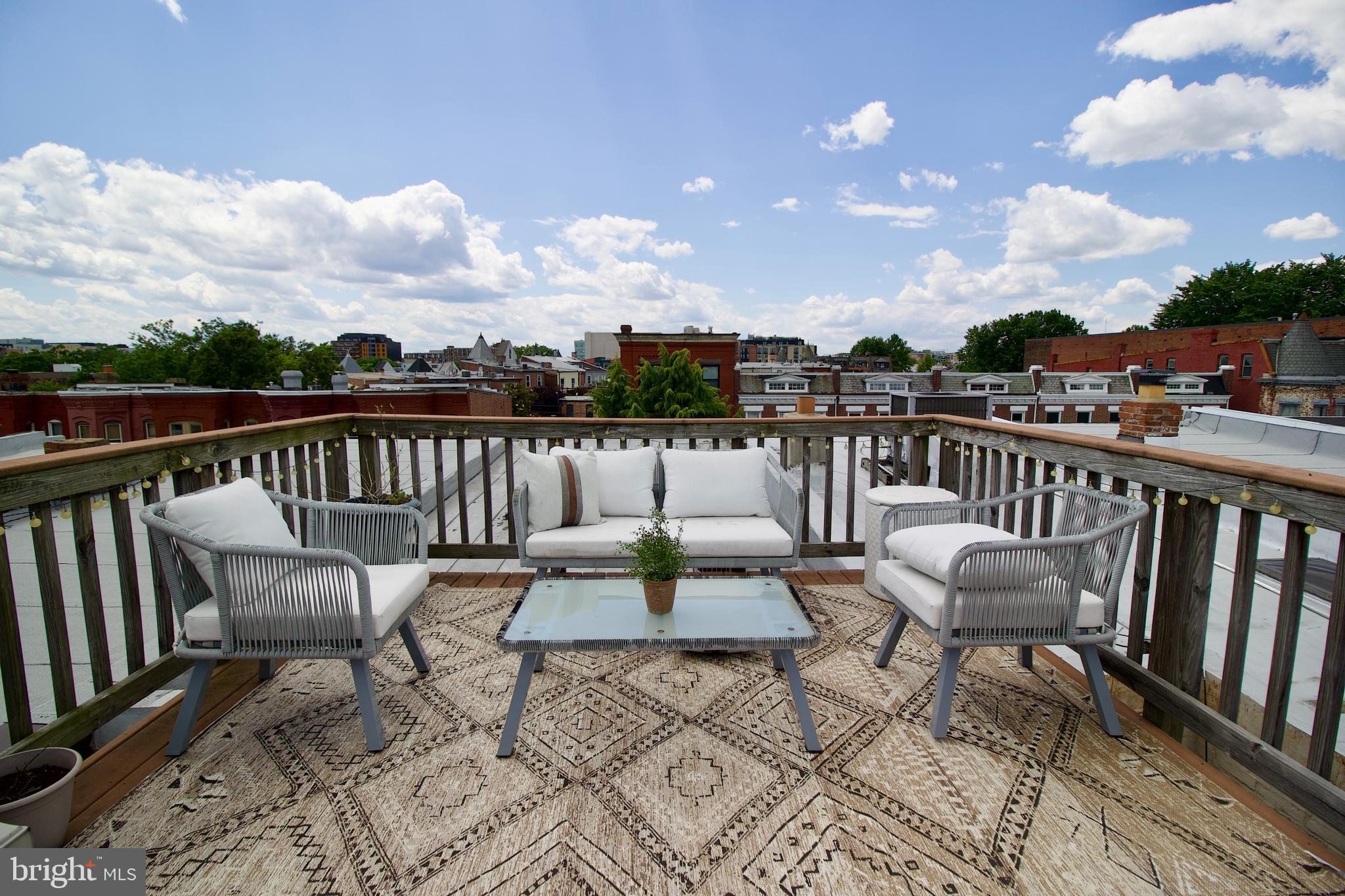 1823 4th Street Northwest Washington, DC 20001 - Photo 33 of 48 a view of a terrace with couches and pool