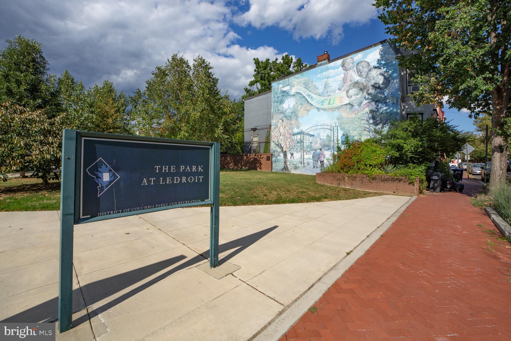 1823 4th Street Northwest Washington, DC 20001 - Photo 44 of 48 a sign on the side of a building