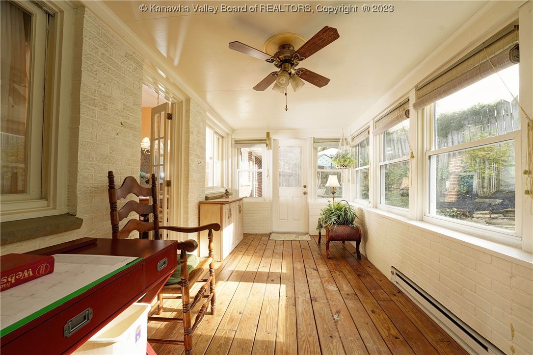 508 Woodcliff Road Charleston, WV 25314 - Photo 23 of 43 Enclosed porch off of the main living room. See next picture for update ideas.
