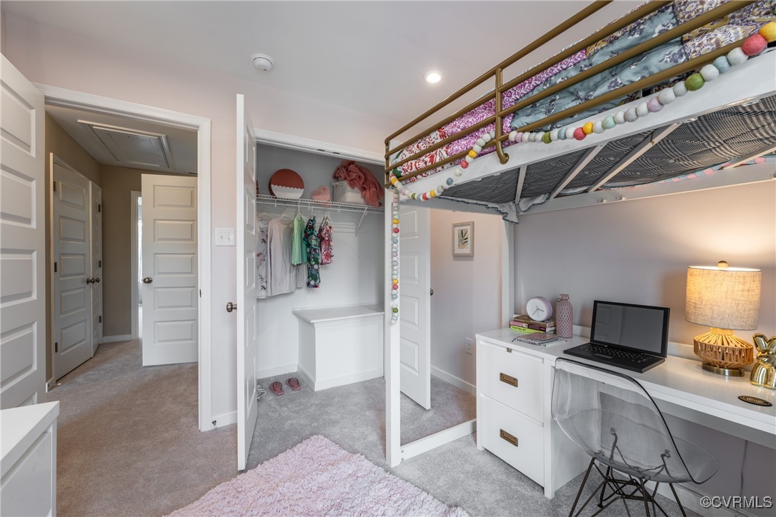 3413 Hopkins Road Richmond, VA 23234 - Photo 19 of 25 a kitchen with a refrigerator and cabinets