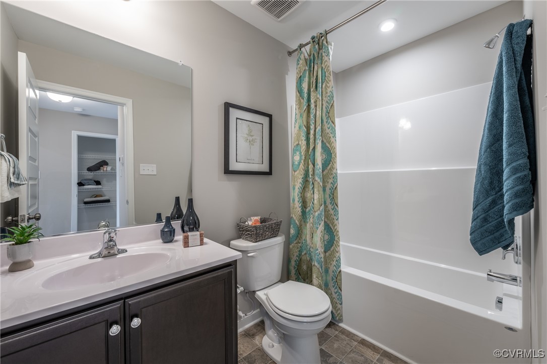 3413 Hopkins Road Richmond, VA 23234 - Photo 20 of 25 a bathroom with a sink toilet and shower