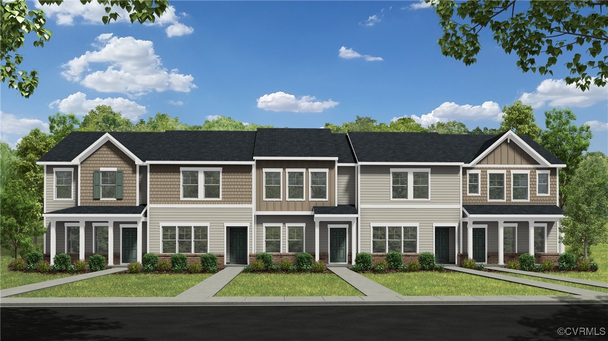 3413 Hopkins Road Richmond, VA 23234 - Photo 25 of 25 a front view of a house with a garden