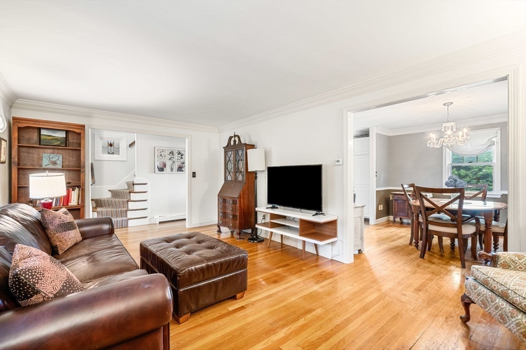 11 Sycamore Road Scituate, MA 02066 - Photo 12 of 39 a living room with furniture and a flat screen tv