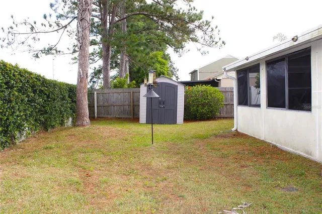 a house view with a outdoor space