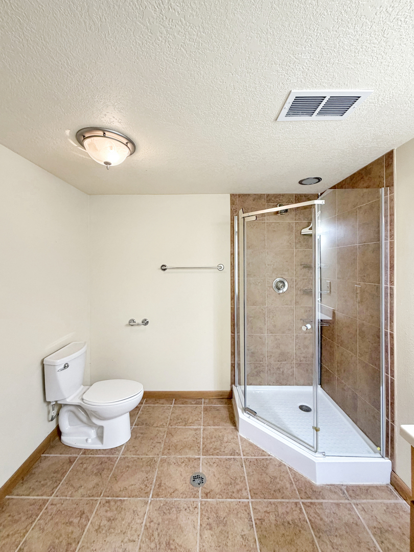 1419 Finch Street Freeport, IL 61032 - Photo 26 of 30 a bathroom with a toilet and a shower