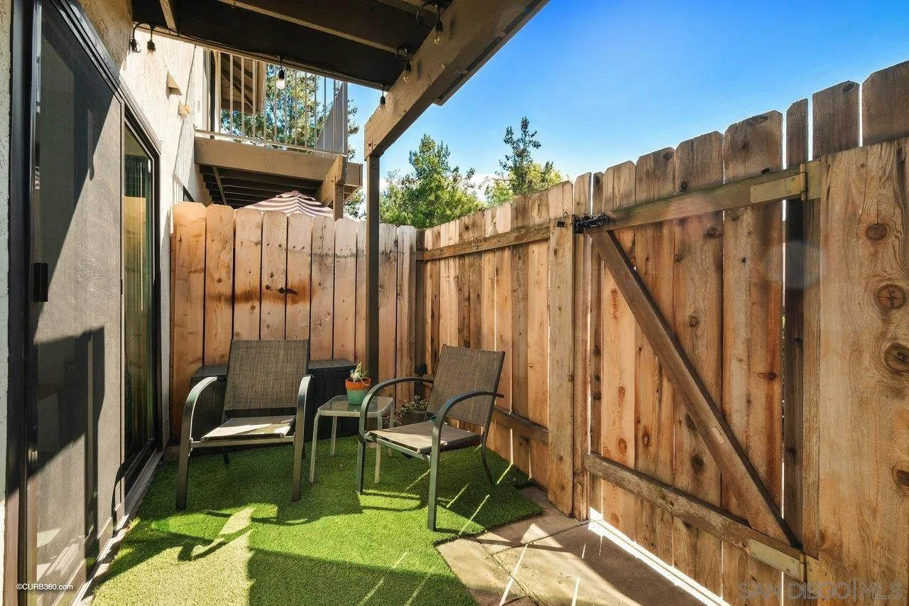 2648 Alpine Boulevard, Unit B Alpine, CA 91901 - Photo 19 of 25 a backyard of a house with outdoor seating