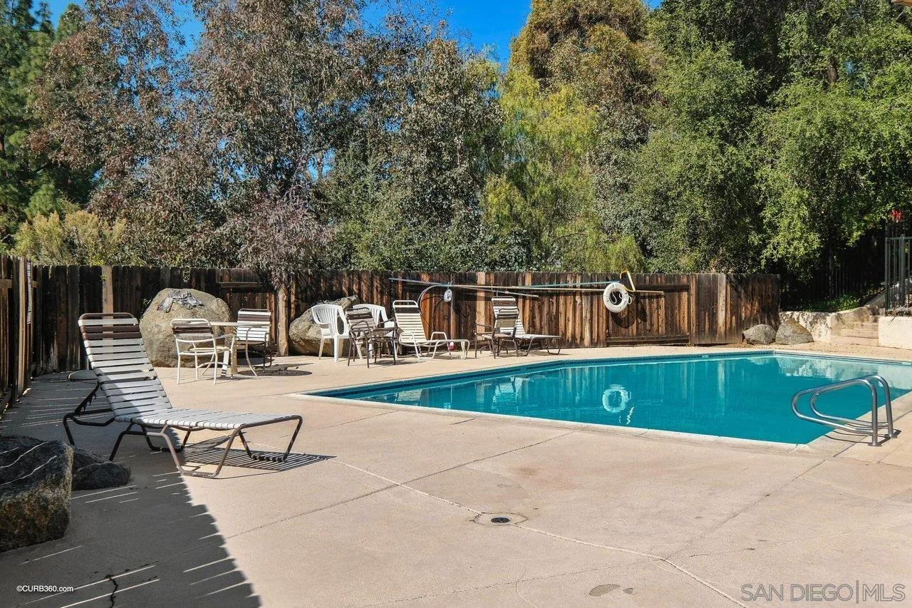 2648 Alpine Boulevard, Unit B Alpine, CA 91901 - Photo 24 of 25 a view of a house with backyard and sitting area