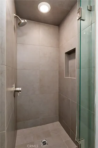 a view of a garden with pathway