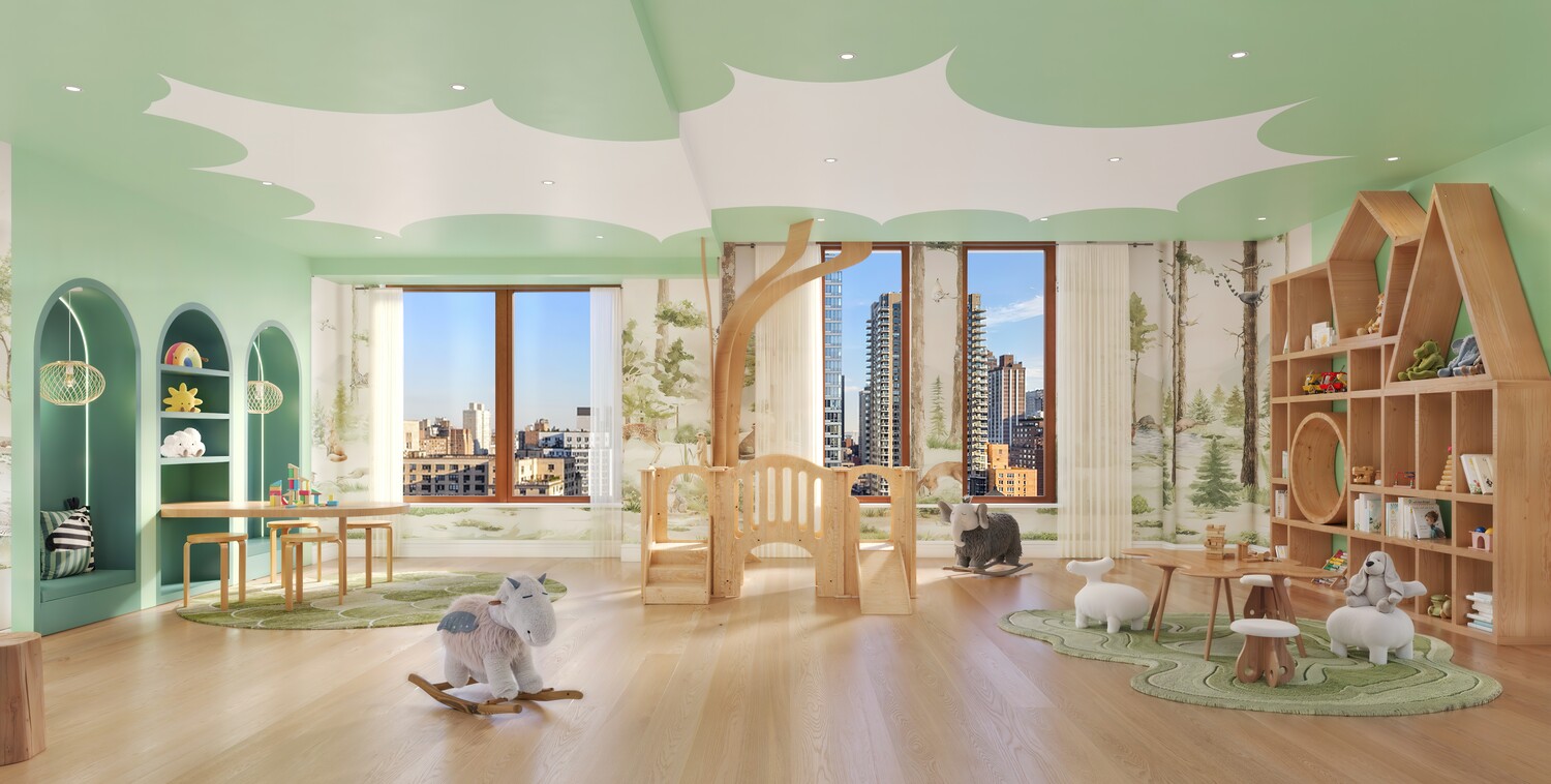 201 East 74th Street, Unit 25 Manhattan, NY 10021 - Photo 13 of 14 a living room with large windows