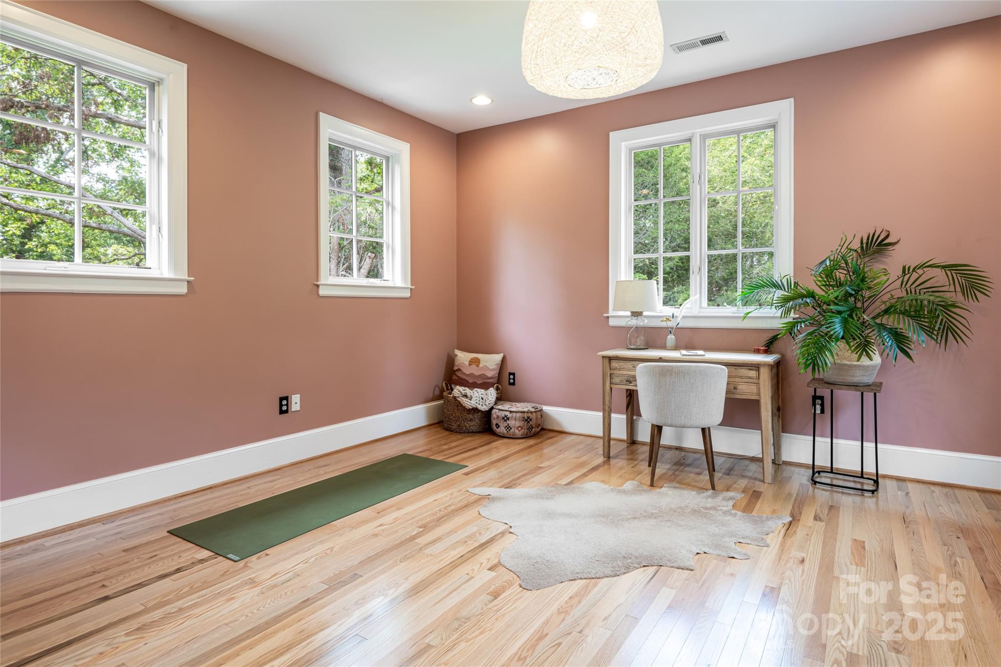 3 Lone Pine Road Biltmore Forest, NC 28803 - Photo 23 of 47 a workspace with furniture window and wooden floor
