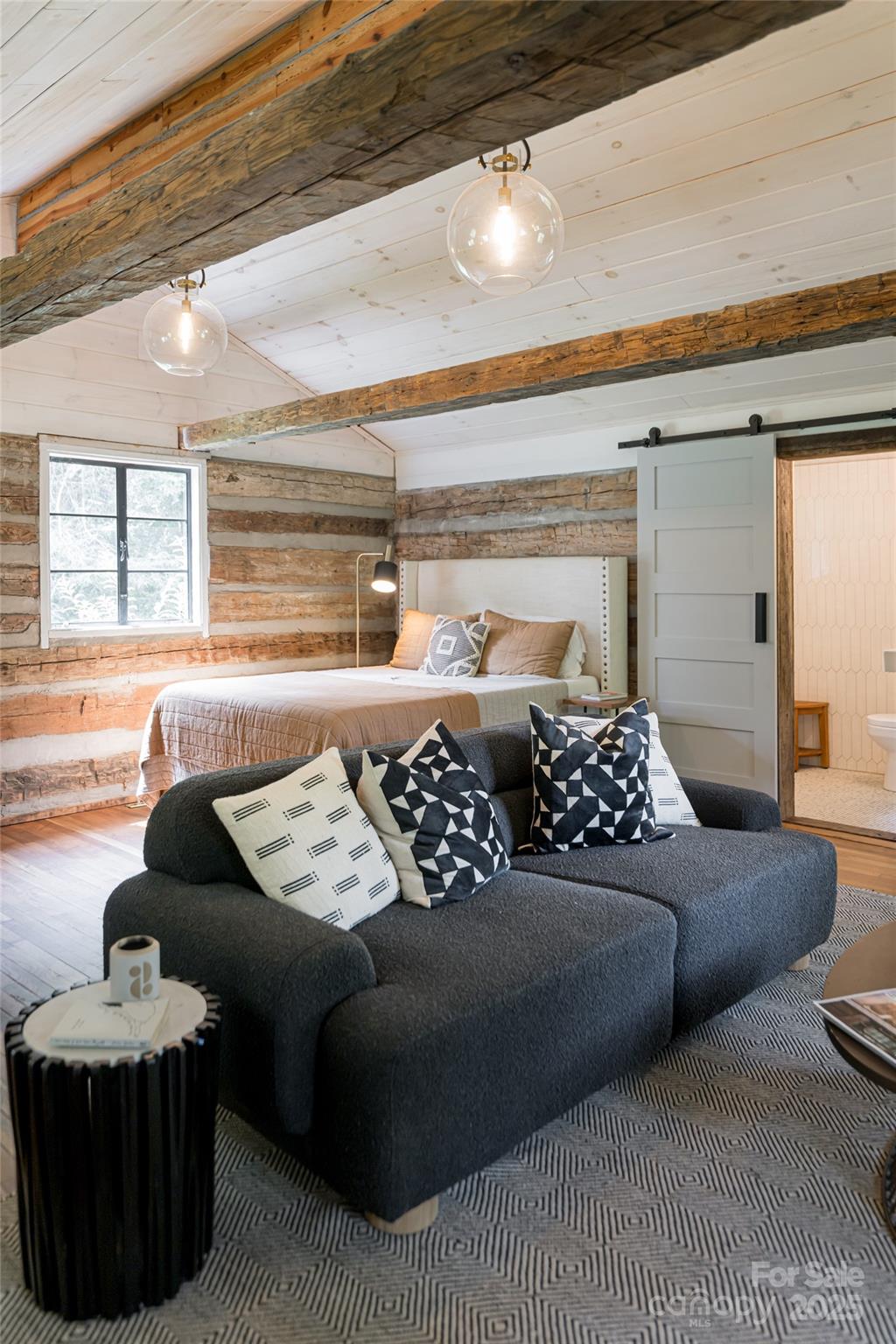 3 Lone Pine Road Biltmore Forest, NC 28803 - Photo 38 of 47 a living room with furniture and a large window