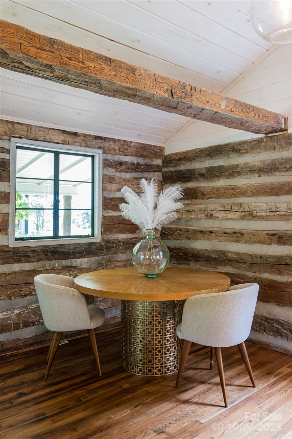 3 Lone Pine Road Biltmore Forest, NC 28803 - Photo 40 of 47 a view of a dining room with furniture and wooden floor