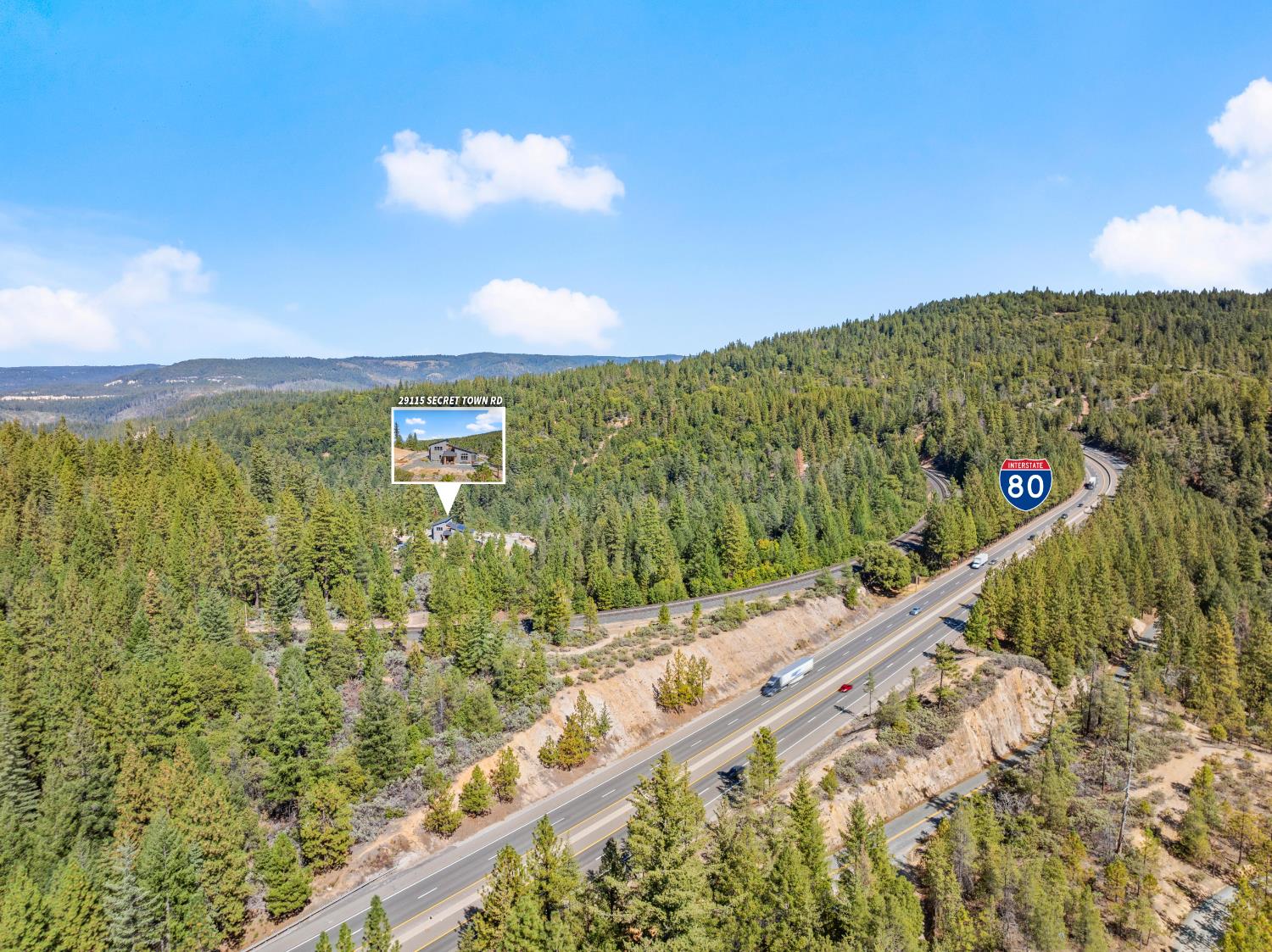 29115 Secret Town Road Colfax, CA 95713 - Photo 47 of 82 a view of a city and an ocean view