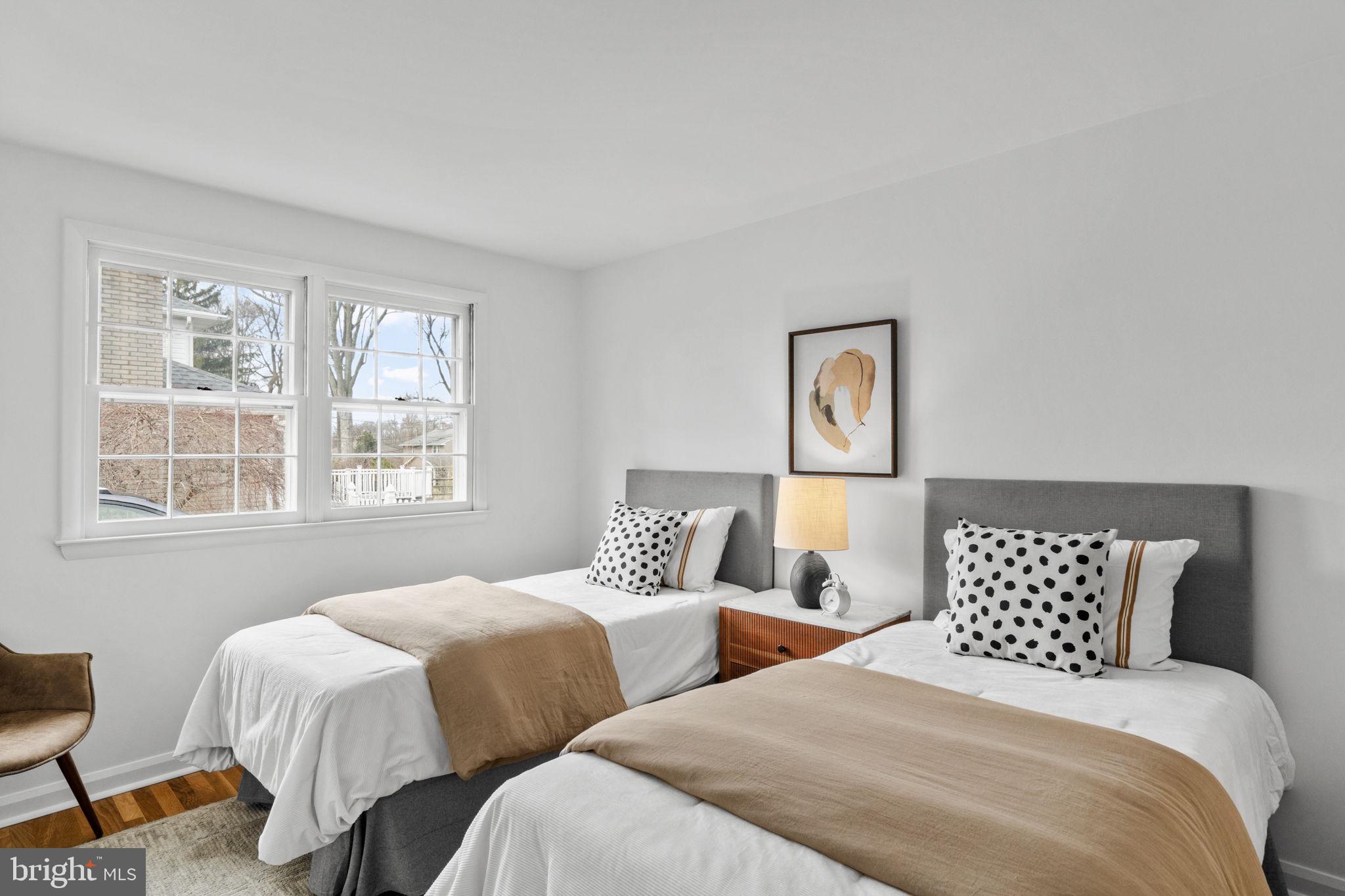 2529 Raven Road Wilmington, DE 19810 - Photo 28 of 80 a bedroom with two beds and a window with outer view