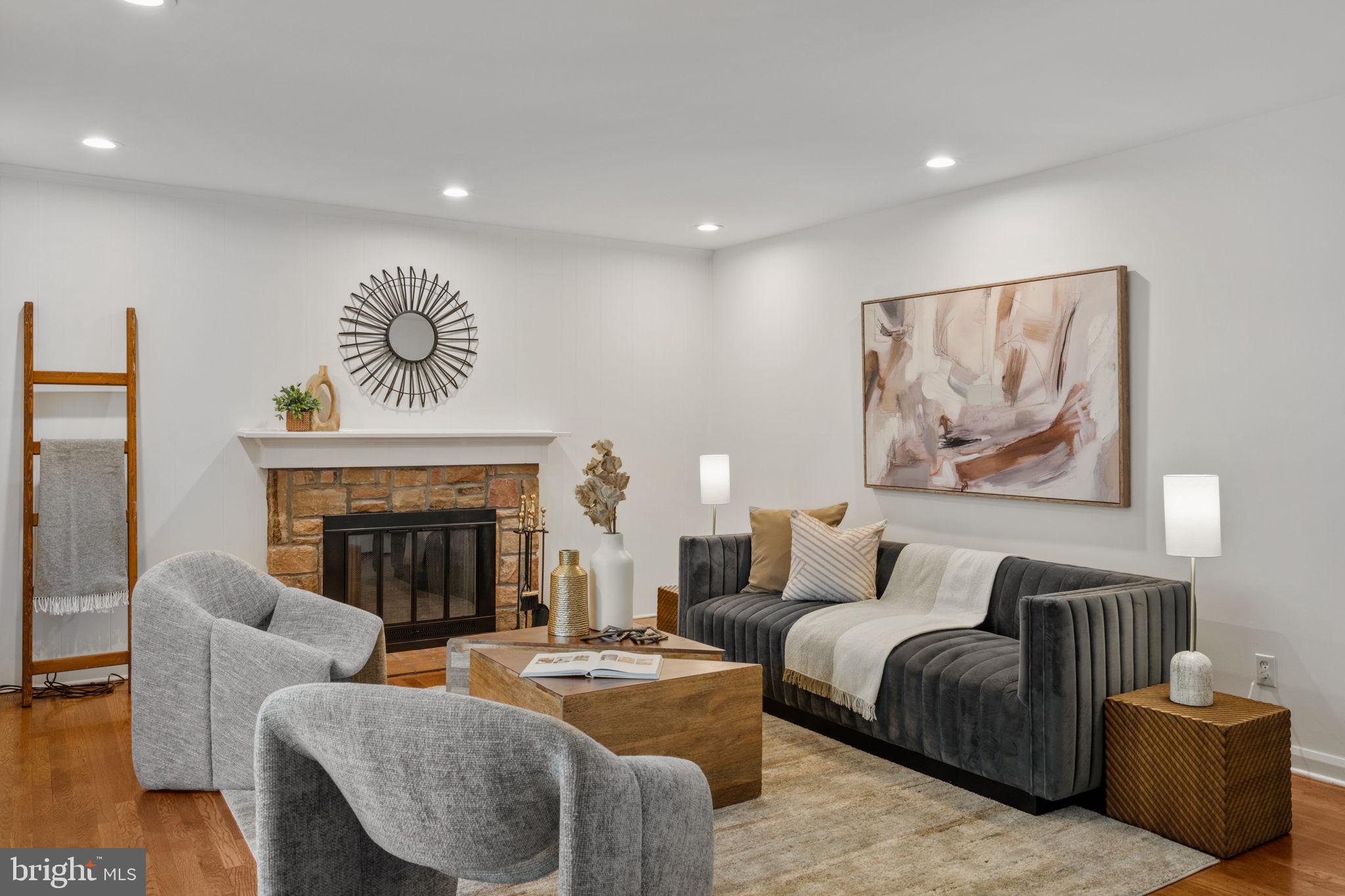 2529 Raven Road Wilmington, DE 19810 - Photo 4 of 80 a living room with furniture and a fireplace