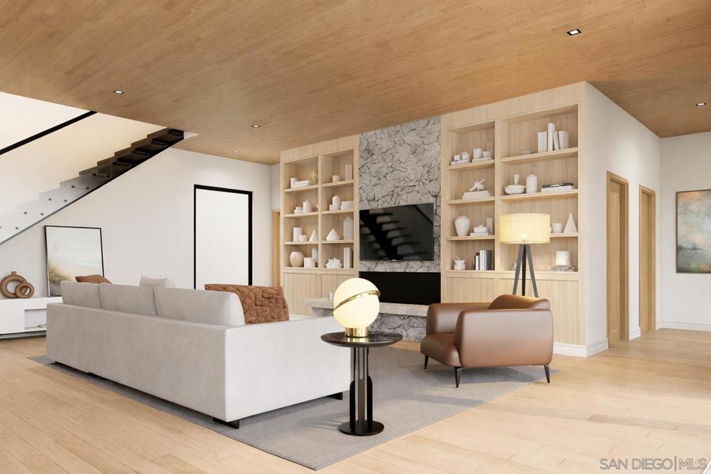 0 Calle Rancho Vista Encinitas, CA 92024 - Photo 6 of 17 a living room with furniture and a fireplace