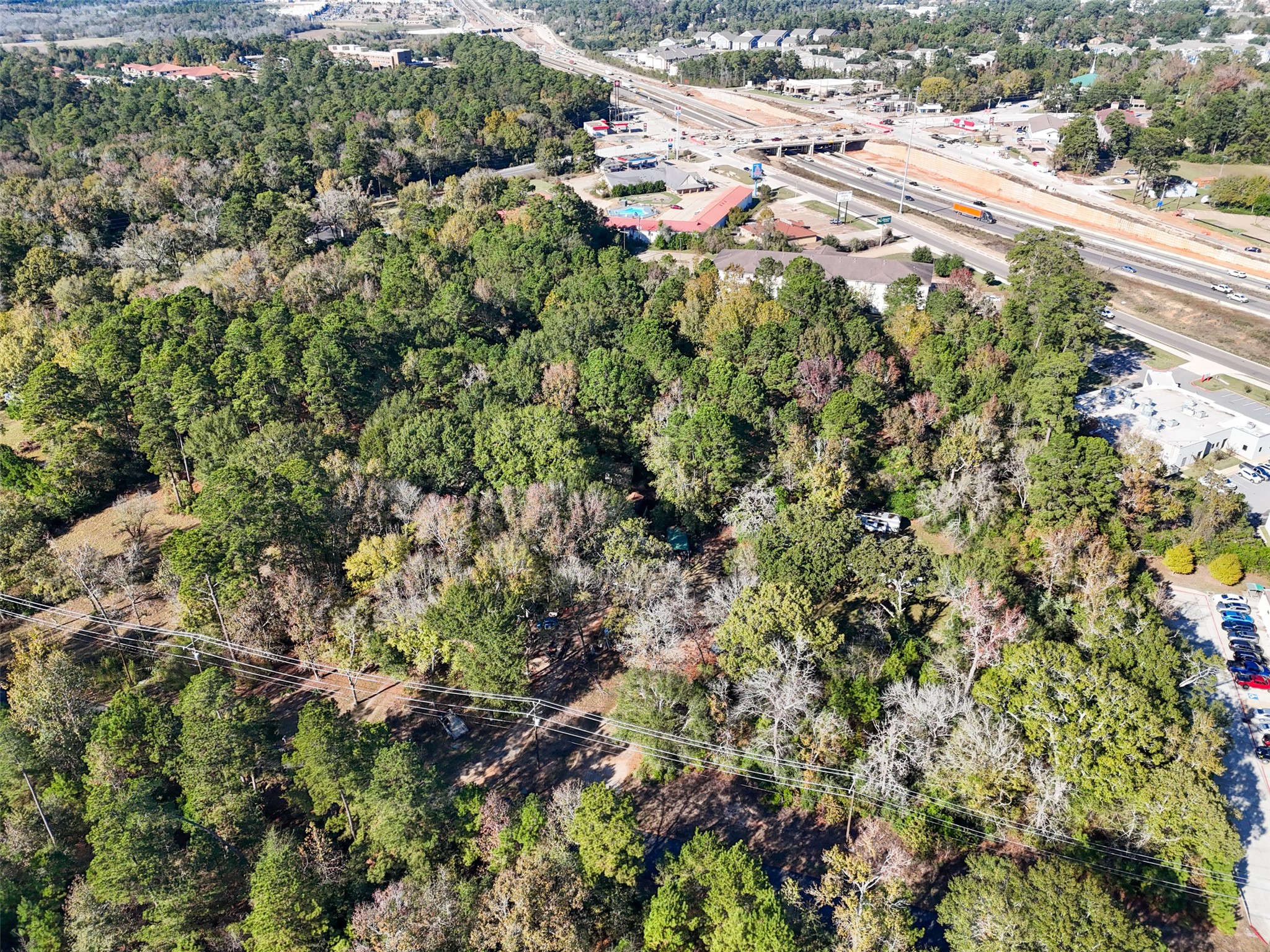 3349 Collard Road Huntsville, TX 77340 - Photo 12 of 22 an aerial view of a houses with a yard
