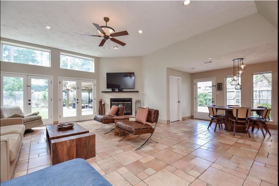 13123 Conifer Road Houston, TX 77079 - Photo 7 of 31 View from Living Room and Breakfast Room and its open concept is great for entertaining!