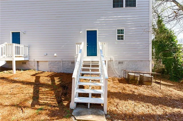 a front view of a house with outdoor