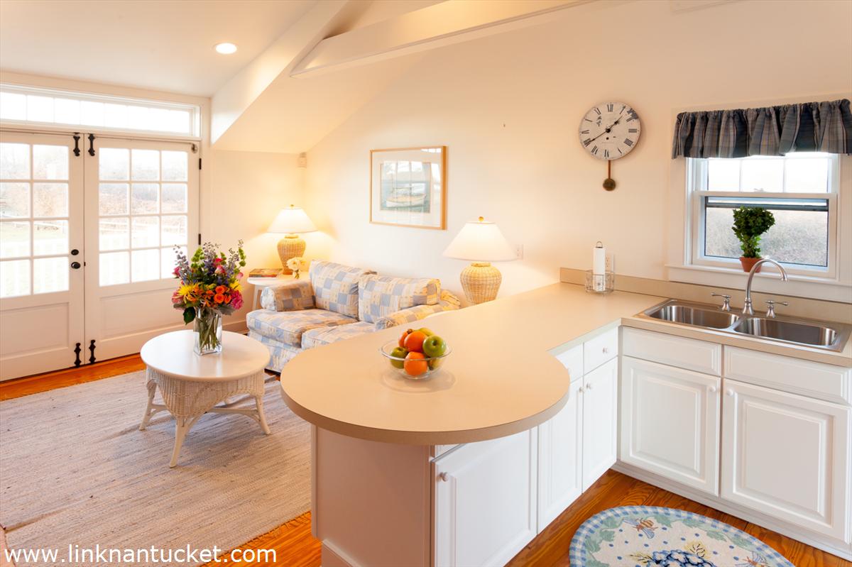 262 Polpis Road Nantucket, MA 02554 - Photo 28 of 32 Barn Apartment Kitchen and Living Area