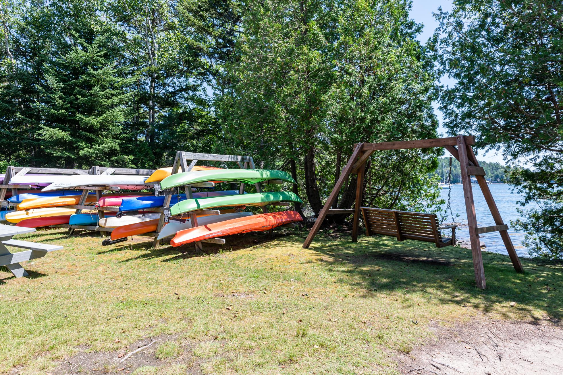18 Upper Rich Cove Road Harpswell, ME 04079 - Photo 65 of 72 Waterfront Assoc ROW Kayak Storage